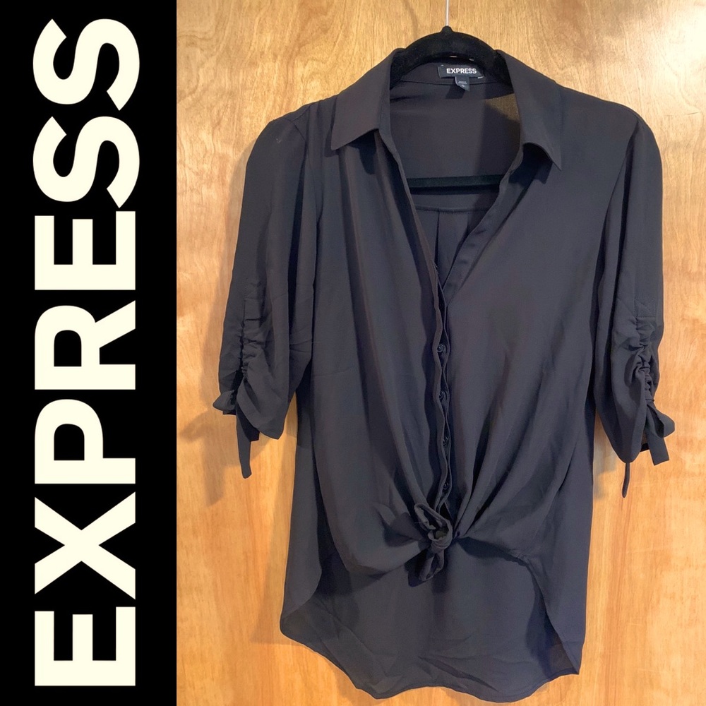 Hi-lo button up top *cute details*